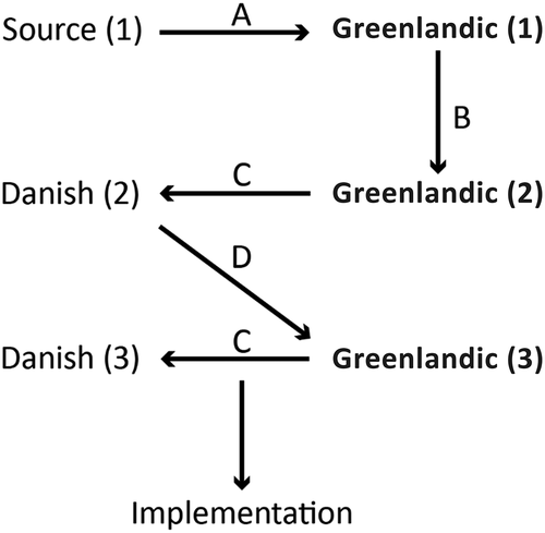 Figure 1. A schematic presentation of the translation process