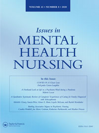 Cover image for Issues in Mental Health Nursing, Volume 41, Issue 8, 2020