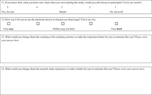 Figure S3 Exit survey.