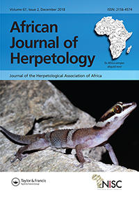Cover image for African Journal of Herpetology, Volume 67, Issue 2, 2018