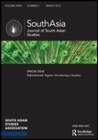 Cover image for South Asia: Journal of South Asian Studies, Volume 24, Issue 1, 2001