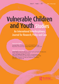 Cover image for Vulnerable Children and Youth Studies, Volume 11, Issue 2, 2016