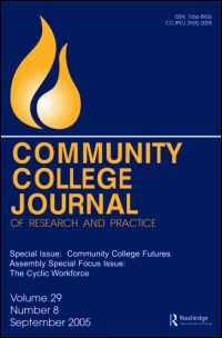 Cover image for Community College Journal of Research and Practice, Volume 41, Issue 6, 2017