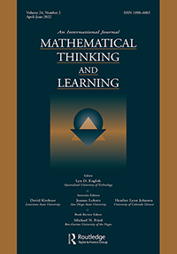 Cover image for Mathematical Thinking and Learning, Volume 24, Issue 2, 2022