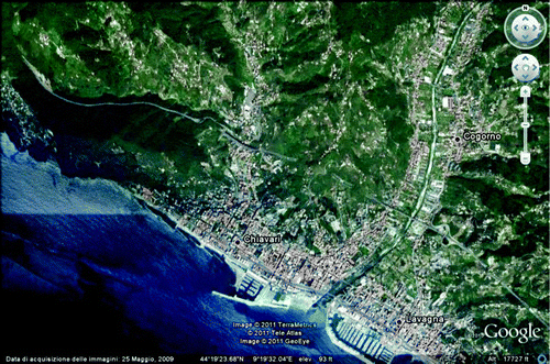 Figure 6. Chiavari at 2009 (from Google Earth).