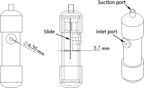 FIG. 1 Slide impactor.