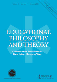Cover image for Educational Philosophy and Theory, Volume 54, Issue 11, 2022