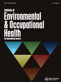 Cover image for Archives of Environmental & Occupational Health, Volume 76, Issue 6, 2021