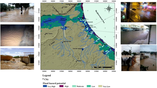 Figure 6. Flood hazard prototype (Souissi et al. 2019).