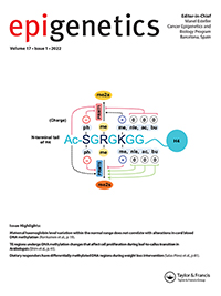 Cover image for Epigenetics, Volume 17, Issue 1, 2022