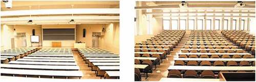 Figure 6. A large rectangular lecture room (© Keio University SFC Mediacenter).