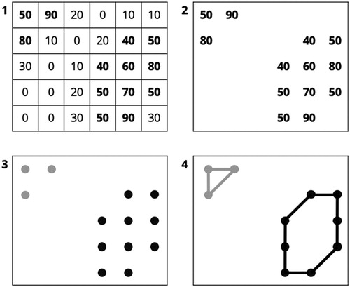 Figure 2. Raster grid reconstruction.