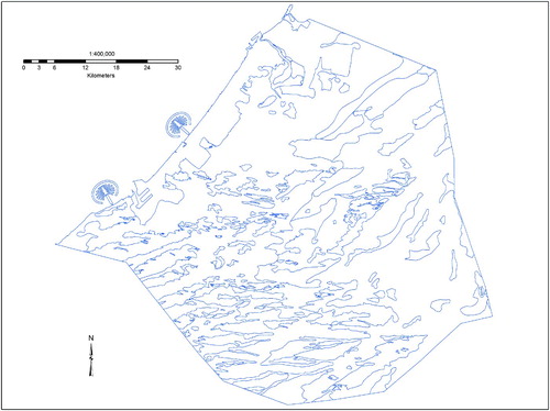 Figure 4. Dubai soil map after generalization, feature editing, and processing.