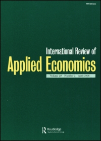 Cover image for International Review of Applied Economics, Volume 15, Issue 3, 2001
