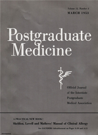 Cover image for Postgraduate Medicine, Volume 13, Issue 3, 1953