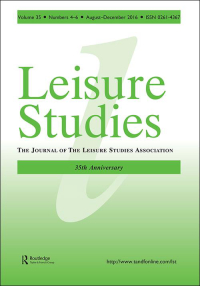 Cover image for Leisure Studies, Volume 26, Issue 3, 2007