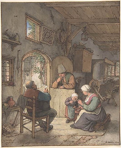 FIGURE 2 Adriaen van Ostade, Reading the News at the Weavers' Cottage (c. 1673). Courtesy of the Metropolitan Museum of Art, New York.