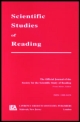 Cover image for Scientific Studies of Reading, Volume 12, Issue 4, 2008