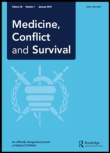 Cover image for Medicine, Conflict and Survival, Volume 12, Issue 3, 1996