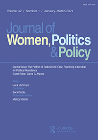 Cover image for Journal of Women, Politics & Policy, Volume 42, Issue 1, 2021
