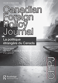 Cover image for Canadian Foreign Policy Journal, Volume 22, Issue 3, 2016