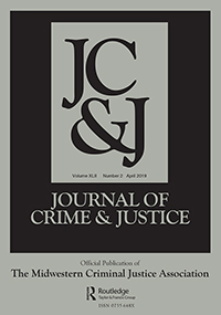 Cover image for Journal of Crime and Justice, Volume 42, Issue 2, 2019