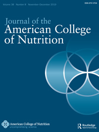 Cover image for Journal of the American Nutrition Association, Volume 38, Issue 8, 2019