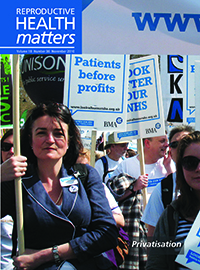 Cover image for Sexual and Reproductive Health Matters, Volume 18, Issue 36, 2010