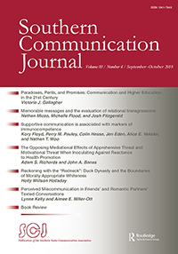 Cover image for Southern Communication Journal, Volume 83, Issue 4, 2018