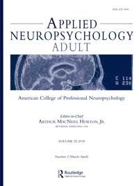 Cover image for Applied Neuropsychology: Adult, Volume 25, Issue 2, 2018