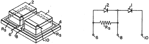 Figure 25. Temperature compensated solar light sensor US 3480781.