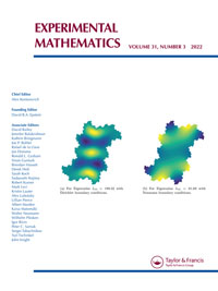 Cover image for Experimental Mathematics, Volume 31, Issue 3, 2022