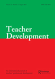 Cover image for Teacher Development, Volume 17, Issue 3, 2013