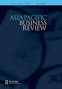Cover image for Asia Pacific Business Review, Volume 25, Issue 3, 2019
