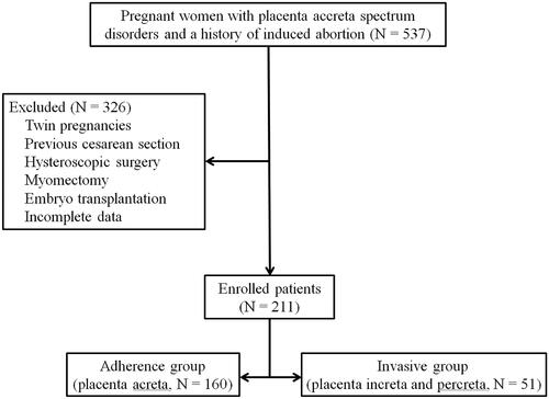 Figure 1. Patient enrollment flow chart.