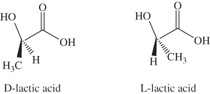 Figure 1 Stereoisomers of lactic acid.