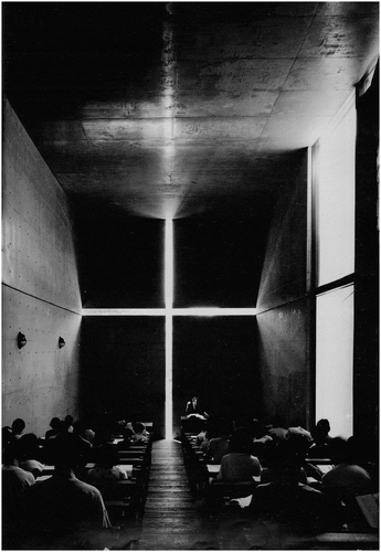 Figure 2. The intensity in the Church of Light, Osaka, Japan (Source: Richard C. Levene, 1994)