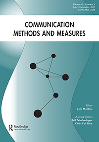 Cover image for Communication Methods and Measures, Volume 11, Issue 3, 2017