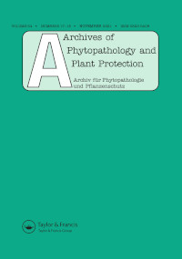 Cover image for Archives of Phytopathology and Plant Protection, Volume 54, Issue 17-18, 2021