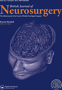 Cover image for British Journal of Neurosurgery, Volume 32, Issue 6, 2018
