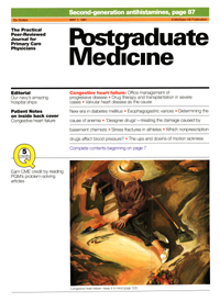 Cover image for Postgraduate Medicine, Volume 89, Issue 6, 1991