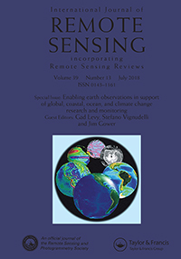 Cover image for International Journal of Remote Sensing, Volume 39, Issue 13, 2018