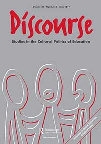 Cover image for Discourse: Studies in the Cultural Politics of Education, Volume 40, Issue 3, 2019