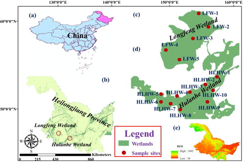 Figure 1. The location of sampling stations in study area.