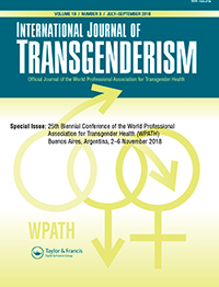 Cover image for International Journal of Transgender Health, Volume 19, Issue 3, 2018
