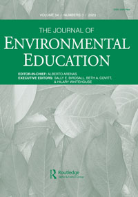 Cover image for The Journal of Environmental Education, Volume 54, Issue 3, 2023