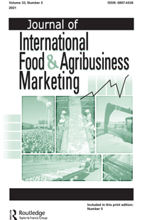 Cover image for Journal of International Food & Agribusiness Marketing, Volume 33, Issue 5, 2021