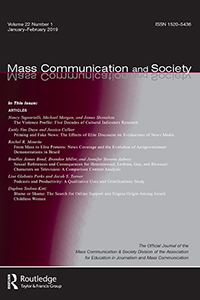 Cover image for Mass Communication and Society, Volume 22, Issue 1, 2019
