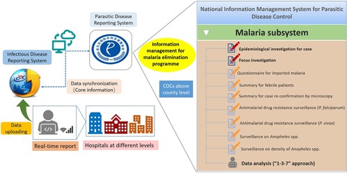 Figure 3. Web-based information systems for the Malaria Elimination programme in China.