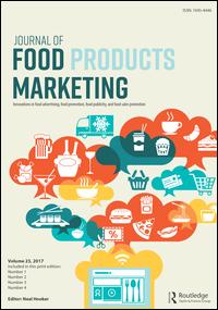 Cover image for Journal of Food Products Marketing, Volume 23, Issue 5, 2017